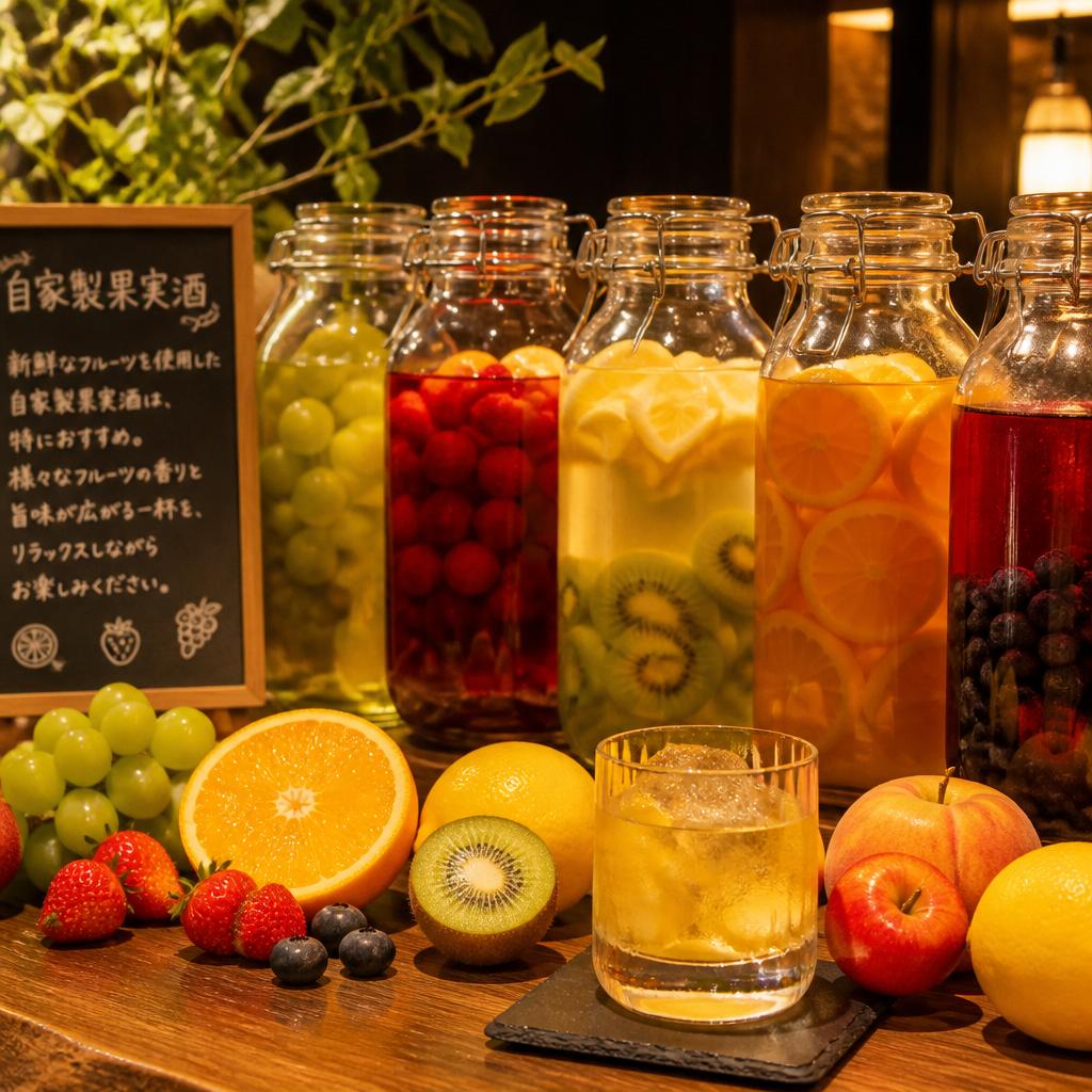 旬のフルーツ果実酒