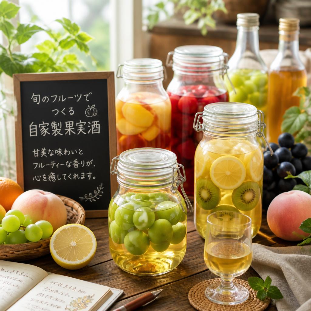 自家製果実酒で贅沢なひとときを