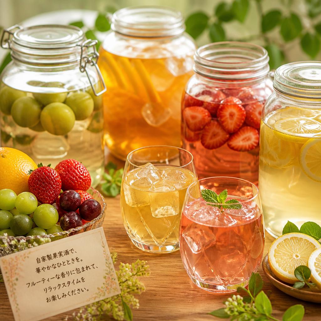 2. 自家製果実酒の魅力